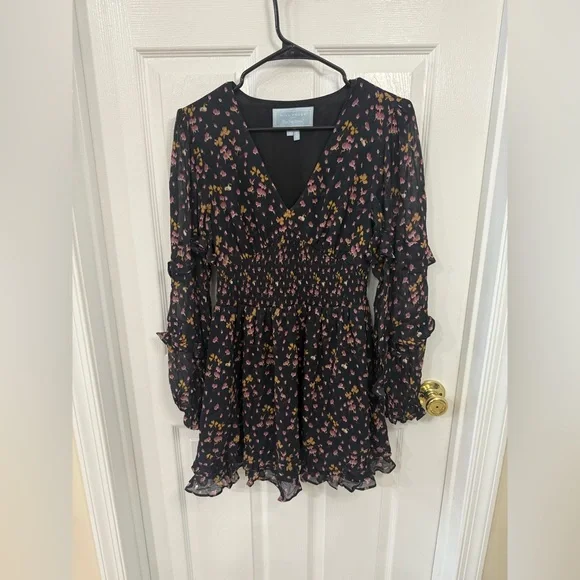 Hill House The Sofie Mini Nap Dress In Lucky Charm Romantic Whimisical - Picture 2 of 7